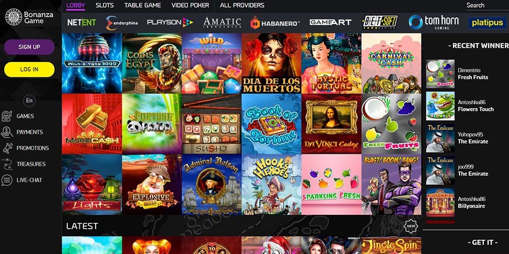 BonanzaGame Casino Odkryj Najlepsze Gry Hazardowe Online