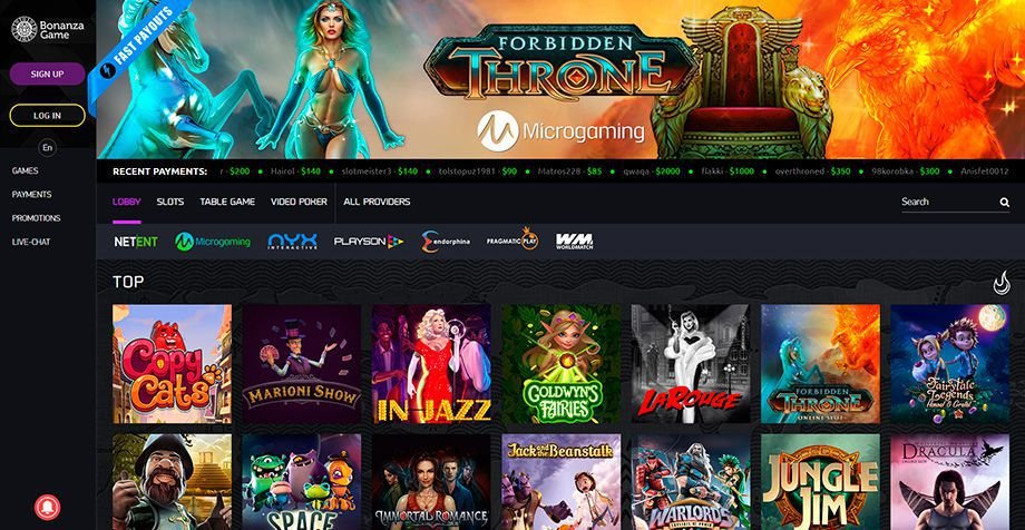 BonanzaGame Casino Odkryj Najlepsze Gry Hazardowe Online